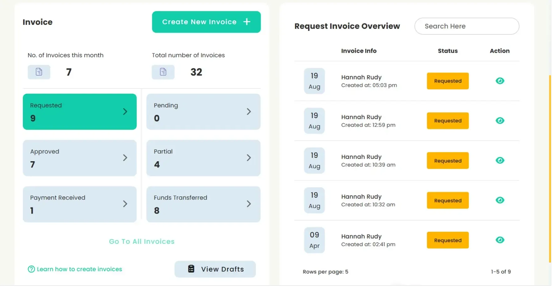 invoicing platform dynamic-freelancer